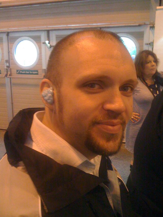 Andrew Prendergast - Ultimate Ear custom made ear plugs